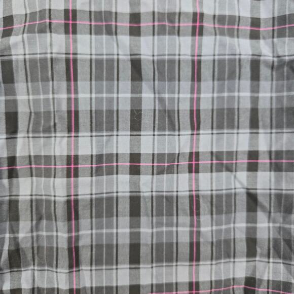 Hugo Boss Slim Fit Purple Plaid Long Sleeve Button Up Shirt Men's Size Medium - Picture 3 of 7